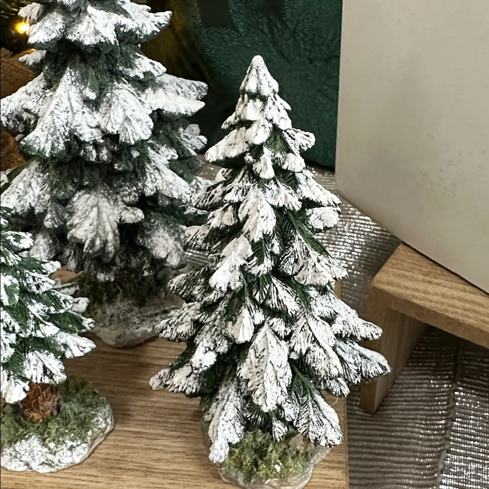 Department 56 Dept‎ Village Snowy Scotch Pines Set Of 3 Trees 52615
